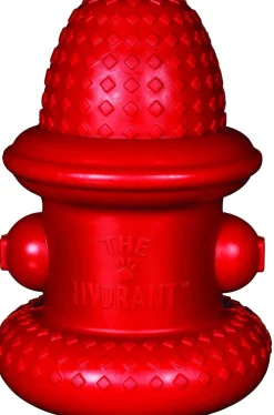 Spunky Pup Hydrant Treat Inserting Durable Rubber Dog Toy - Large