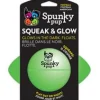 Spunky Pup Squeak and Glow in The Dark Football Float and Fetch Dog Toy