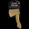 Spunky Pup The Axe Chicken Flavored Dental Textured Nylon Durable Fetch Dog Toy - Large
