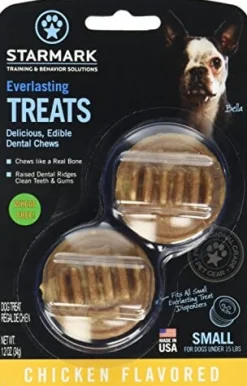 Starmark Everlasting USA Treat Dog Toy Stuffing Chewy Dog Treats - Chicken - Small