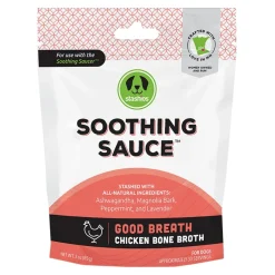 Stashios Soothing Sauce All-Natural Chicken Bone Broth and Calming Powder Dog Food Supplement or Topper - 3 Oz