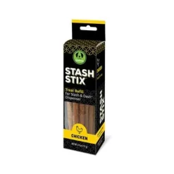 Stashios Stash Stix Refill for Stash and Dash Dispenser Chicken Soft and Chewy Training Dog Treats - 20 Pack