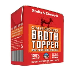 Stella & Chewy's Broth Topper Grass Fed Beef Canned Dog Food - 11 Oz - Case of 12