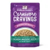 Stella & Chewy's Carnivore Cravings Morsals N' Gravy Salmon and Mackerel Wet Cat Food Pouch - 2.8 Oz - Case of 24