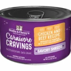 Stella & Chewy's Carnivore Cravings Shredded Chicken Beef Canned Cat Food - 5.2 Oz - Case of 24