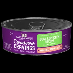 Stella & Chewy's Carnivore Cravings Minced Morsals Duck and Chicken Canned Cat Food - Case of 24