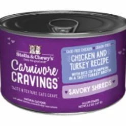 Stella & Chewy's Carnivore Cravings Shredded Chicken Turkey Canned Cat Food - 5.2 Oz - Case of 24