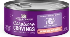 Stella & Chewy's Carnivore Cravings Minced Morsals Tuna Canned Cat Food - 5.2 Oz - Case of 24