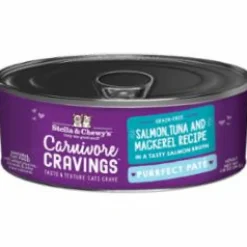 Stella & Chewy's Carnivore Cravings Pate Salmon and Tuna Canned Cat Food - 2.8 Oz - Case of 24
