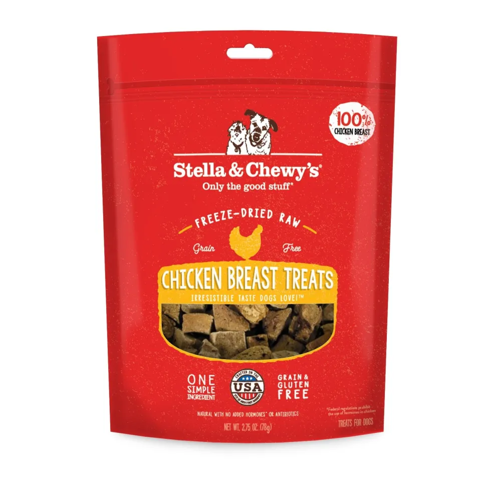 Stella & Chewy's Chicken Breast Freeze Dried Dog Treats - 2.75 Oz