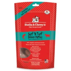 Stella & Chewy's Dinner Patties Surf and Turf Freeze-Dried Dog Food - 14 Oz