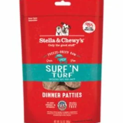 Stella & Chewy's Dinner Patties Surf and Turf Freeze-Dried Dog Food - 5.5 Oz