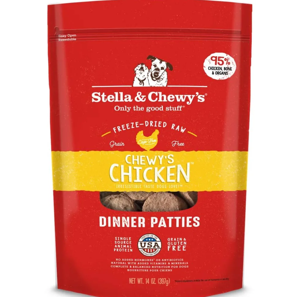 Stella & Chewy's Dinner Patties Chicken Freeze-Dried Dog Food - 25 Oz
