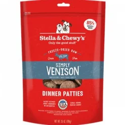 Stella & Chewy's Dinner Patties Simple Venison Freeze-Dried Dog Food - 25 Oz
