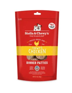 Stella & Chewy's Dinner Patties Chicken Freeze-Dried Dog Food - 14 Oz