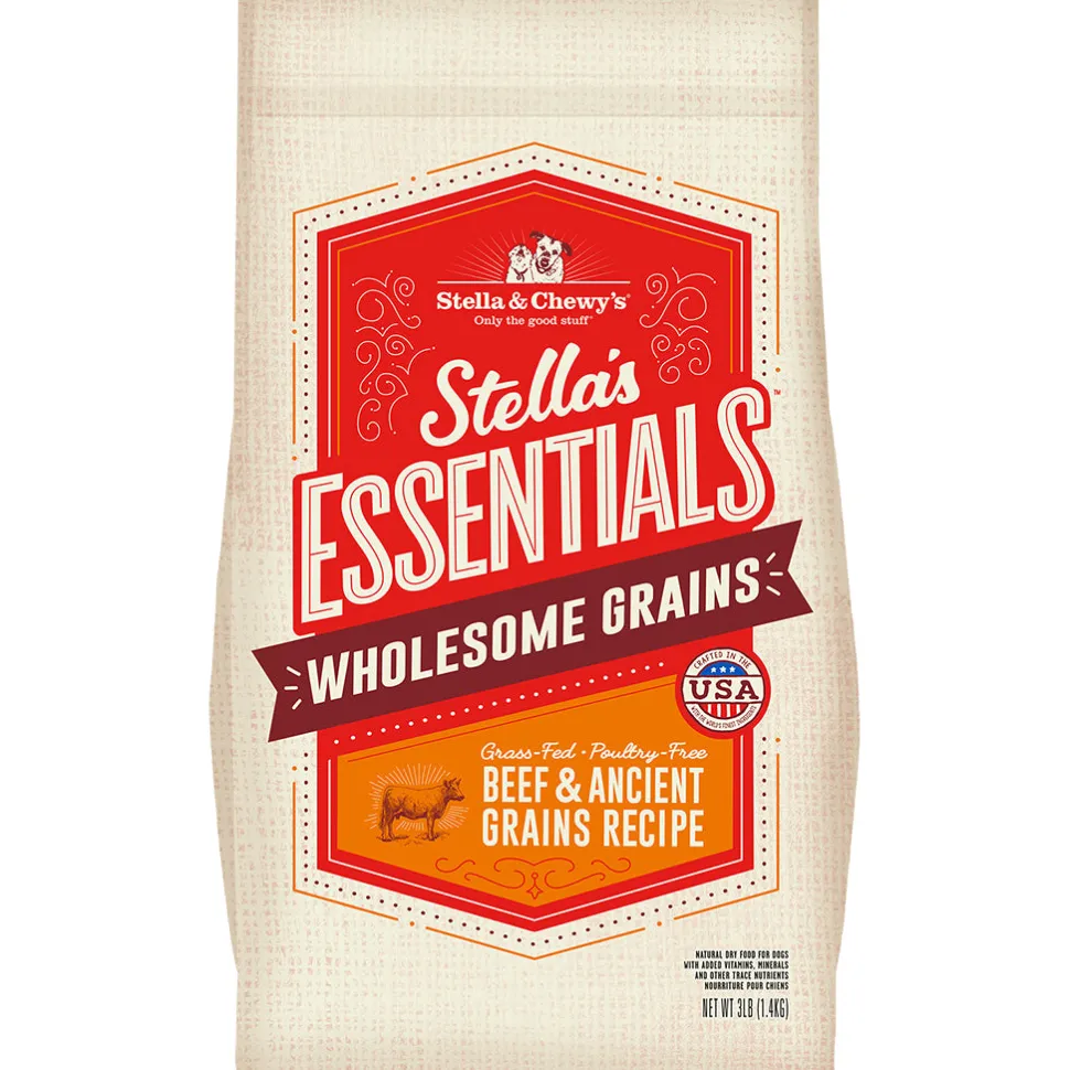 Stella & Chewy's Essentials Beef Ancient Grain Dry Dog Food - 3 lbs