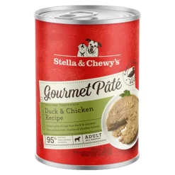 Stella & Chewy's Gourmet Pate Duck and Chicken Canned Dog Food - 12.5 Oz - Case of 12