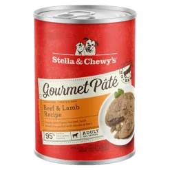 Stella & Chewy's Gourmet Pate Beef and Lamb Canned Dog Food - 12.5 Oz - Case of 12
