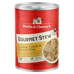 Stella & Chewy's Gourmet Stew Chicken Carrot and Broccoli Canned Dog Food - 12.5 Oz - Case of 12