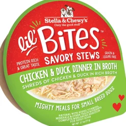 Stella & Chewy's Lil' Bites Stew Chicken Duck Wet Dog Food - 2.7 Oz - Case of 12