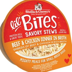Stella & Chewy's Lil' Bites Stew Beef Chicken Wet Dog Food - 2.7 Oz - Case of 12