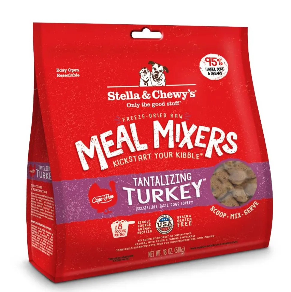 Stella & Chewy's Mixers Turkey Freeze-Dried Dog Food - 18 Oz