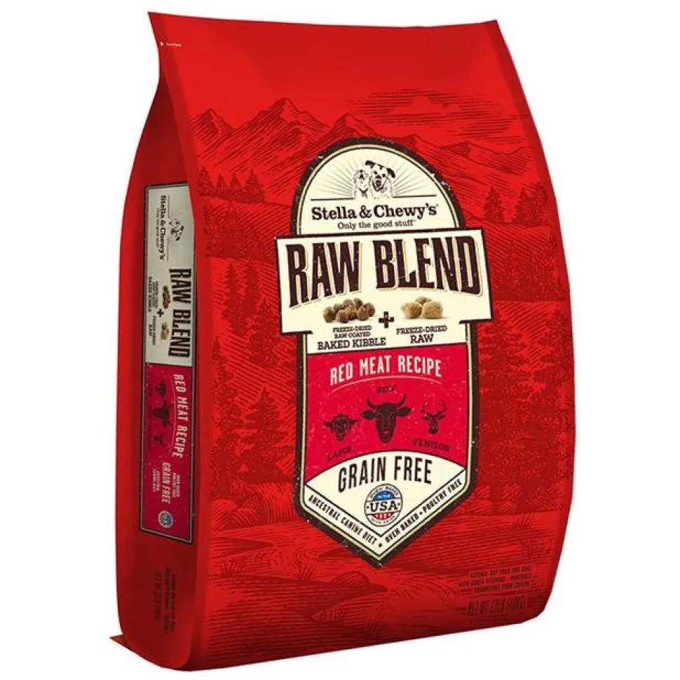 Stella & Chewy's Raw Blend Red Meat Dry Dog Food - 22 lbs