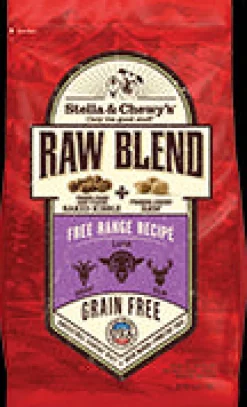 Stella & Chewy's Raw Blend Free-Range Dry Dog Food - 22 lbs