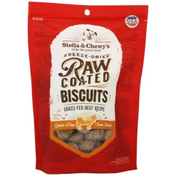 Stella & Chewy's Raw Coated Biscuits Beef Dog Biscuits - 9 Oz