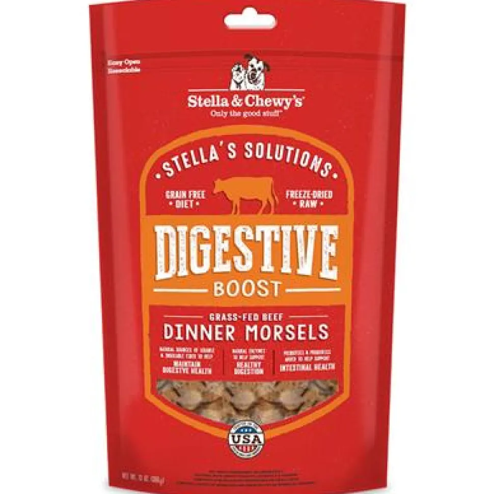 Stella & Chewy's Solutions Digestive Boost Beef Freeze-Dried Dog Food - 13 Oz