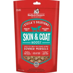 Stella & Chewy's Solutions Skin abd Coat Support Lamb and Salmon Freeze-Dried Dog Food - 13 Oz