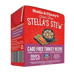 Stella & Chewy's Stew Cage-Free Turkey Canned Dog Food - 11 Oz - Case of 12