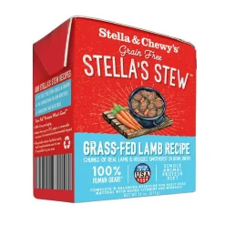 Stella & Chewy's Stew Grass Fed Lamb Canned Dog Food - 11 Oz - Case of 12
