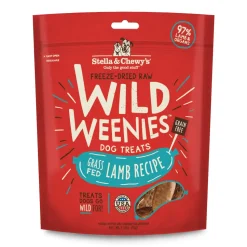 Stella & Chewy's Weenie Lamb Freeze Dried Dog Treats - 3.25 Oz
