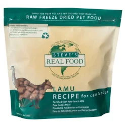 Steve's Lamu Freeze Dried Nuggets for Dogs & Cats Freeze-Dried Treats - 1.25 lb Bag