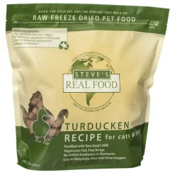 Steve's Real Food Dog and Cat Nuggets Turducken - 1.25 lbs