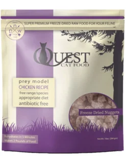 Steve's Real Food Quest Freeze-Dried Cat Food Nuggets Chicken - 10 Oz