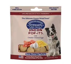 Stewart Bacon Pop-Its Freeze Dried Treats - Bacon/Cheese/Eg - 2.8 Oz