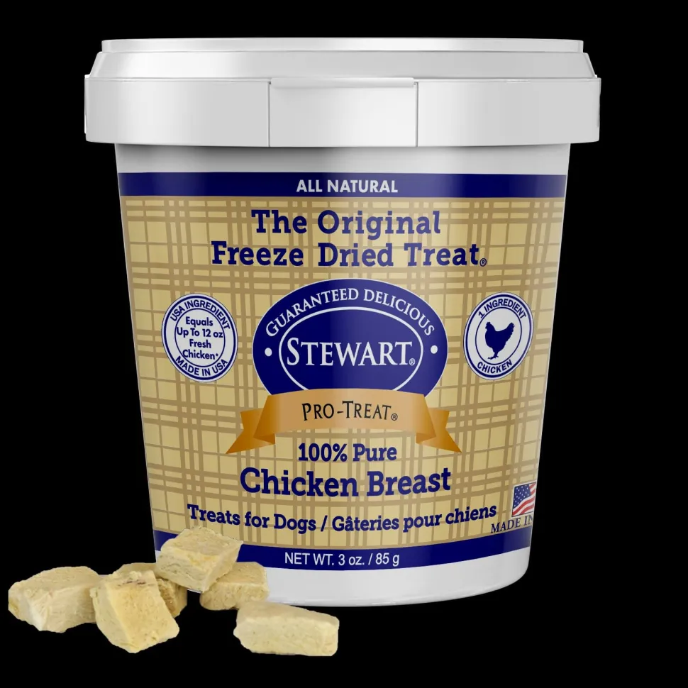 Stewart Pro-Treat Freeze Dried Dog Treats - Chicken Breast - 3 Oz