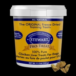 Stewart Pro-Treat Freeze Dried Dog Treats - Chicken Liver - 11.5 Oz