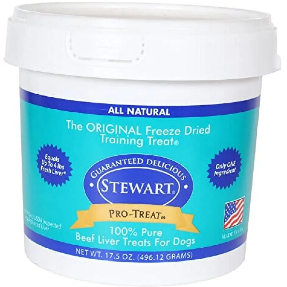 Stewart Pro-Treat Freeze Dried Dog Treats - Beef Liver - 17.5 Oz