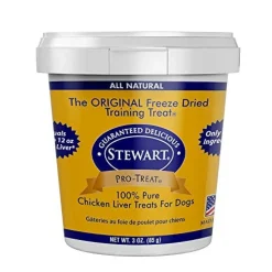 Stewart Pro-Treat Freeze Dried Dog Treats - Chicken Liver - 3 Oz