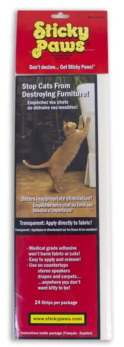 Sticky Paws Furniture Protector - 24 Count