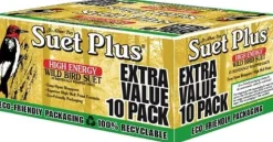 Suet Cakes Plus High Energy Mini-Pallet Wild Bird Food - High Energy - 10 Pack - 88 Count