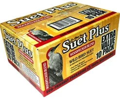 Suet Cakes Plus Woodpecker Extra Value Pack Wild Bird Food - 10 Pack