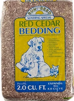 Sunseed Aromatic Red Cedar Bedding - 5 cu ft