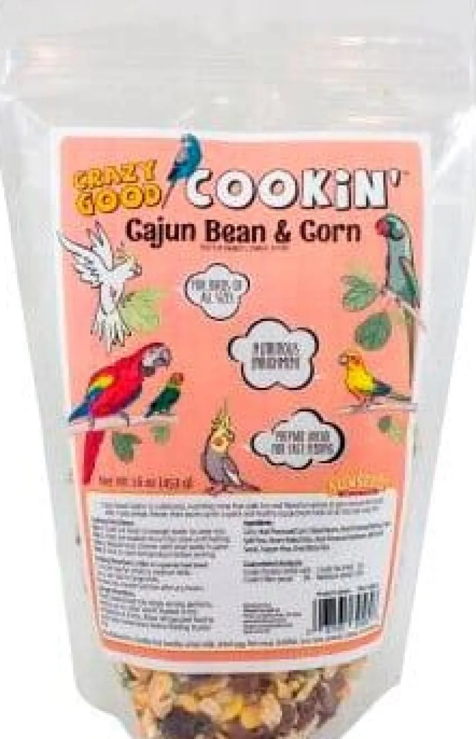 Sunseed Crazy Good Cookin' - Cajun Bean & Corn - 16 oz - Pack of 6