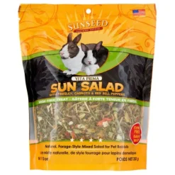 Sunseed Sun Salad Rabbit Foraging Treat - 10 oz - Pack of 6