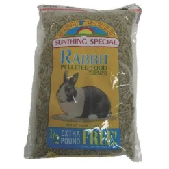 Sunseed SunBasics Pet Rabbit Food - 6 lb - Pack of 4