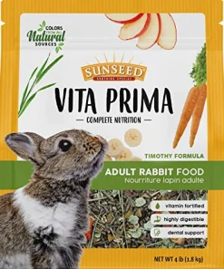Sunseed Vita Prima - Adult Rabbit Food - 4 lb - Pack of 6